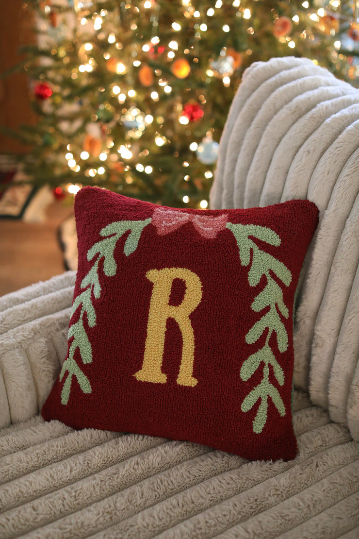 Christmas Sweater Punch Needle Pillow