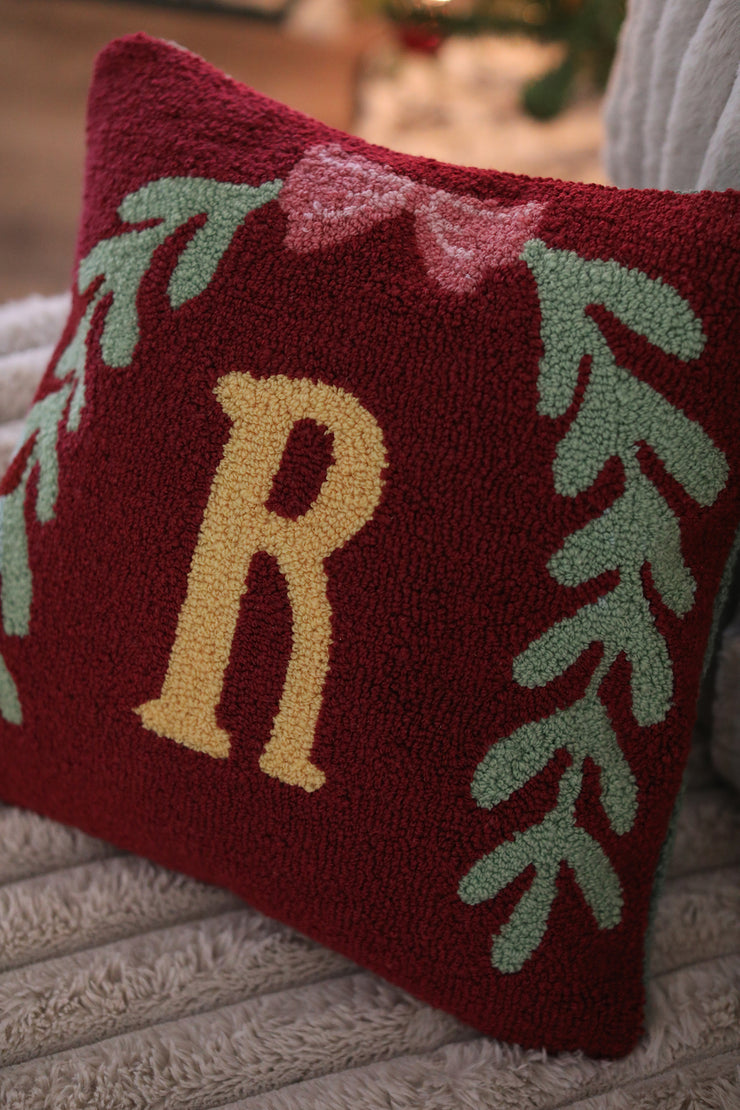 Christmas Sweater Punch Needle Pillow