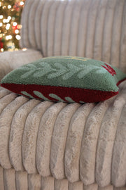 Christmas Sweater Punch Needle Pillow